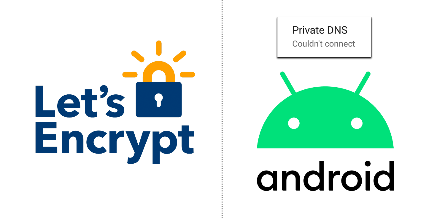 Let's Encrypt and DNS over TLS Hell on Android